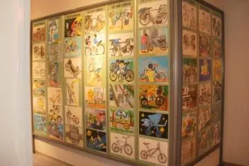 Bicycle art contest winners