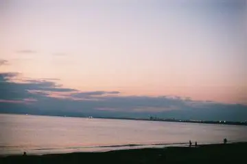 Sunset on the beach