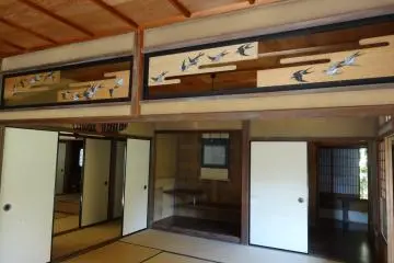 Second floor has motifs of the sky, in this case birds