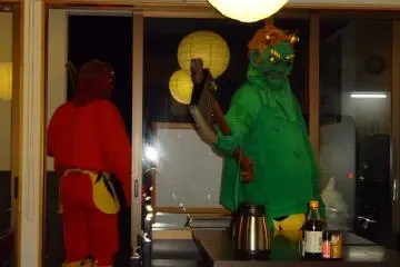 Oni can disturb your dinner at any time