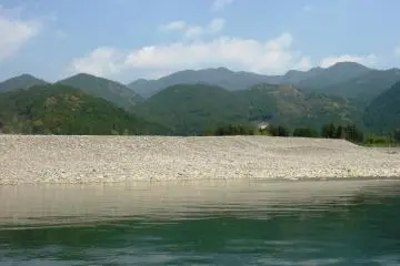Landscape along the Kumano River