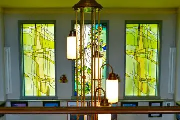 Inside the Lakeside Observation Building
