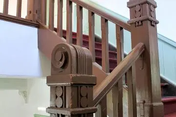 The banisters are a sight to behold too