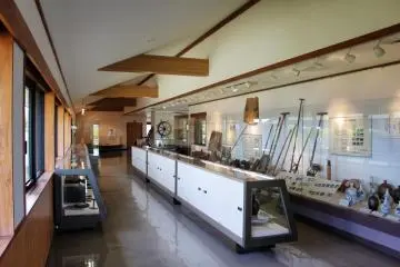 Inside, there are exhibits covering many aspects of Hakatajima Island