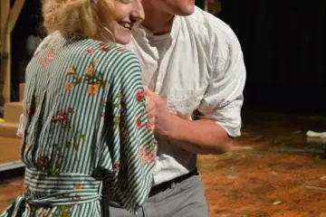The young lovers, Hope & Geoffrey   (Photo: Kimberly Desiderio, POPS Historian)