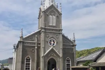 Kapel Saikitsu chapel, yang sedang dipertimbangkan sebagai situs peninggalan budaya dunia oleh pemerintah