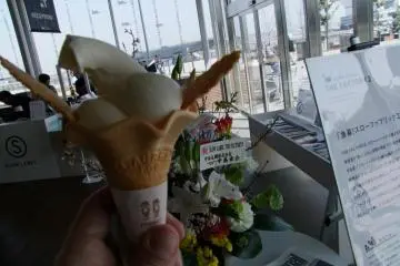 This ice cream really hit the spot