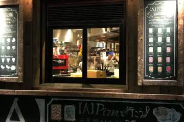 A peek inside the kitchen