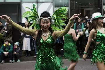 Dancers flaunt their moves with grace and skill to wow the crowd