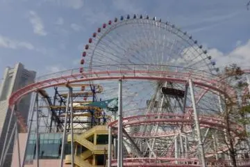 <p>Le parc d'attractions</p>