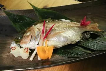 Salt-Grilled Sea Bream / Tai no Shiogama-yaki