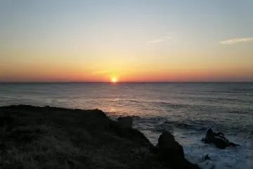 The sunrise from Inubosaki Lighthouse