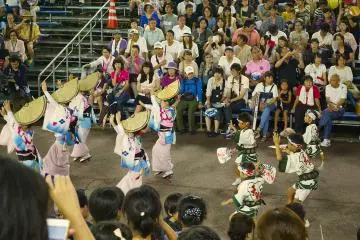 A lot of children participate as well!