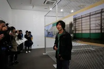 Tomomi Morita and his 'Sanrizuka: Then and Now' exhibition