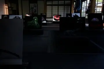 Yukio Nakagawa's 'Flowers at Their Fate' exhibition at the Ryosokuin temple