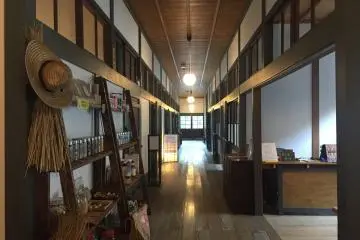 The main corridor of the former hospital shows the size of the building 