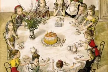 <p>&ldquo;Birthday&rdquo; by Leonard Fujita (from the pamphlet)</p>
