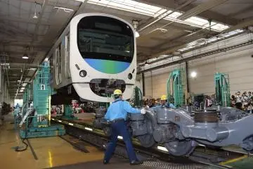 See the underbelly of a train!