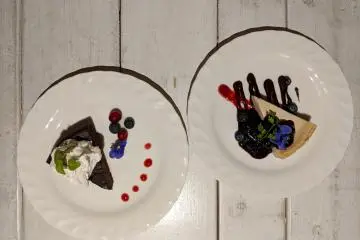 Even the cakes are vegan!