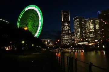 Cosmo Ferris Wheel whirls into the night (Photo: RS Reynolds)
