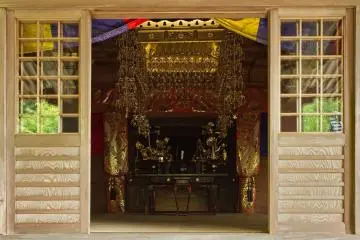 The golden treasures of the Saijoji Temple
