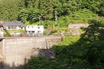 View on the dam