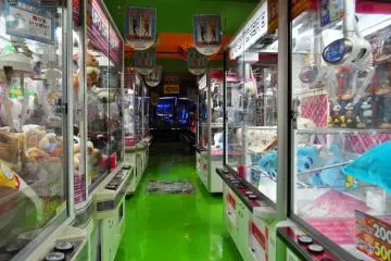 Rows and rows of machines