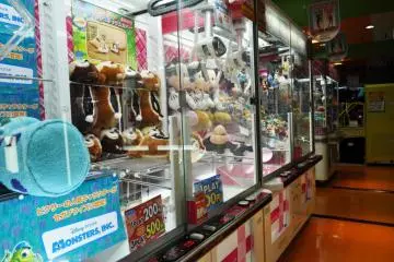 Why not try your luck at winning a stuffed toy?