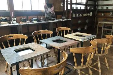 Inside the cafe