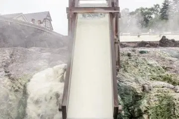 Main place of Kusatsu onsen 