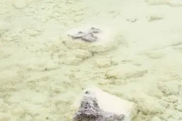 Close-up of the Onsen water