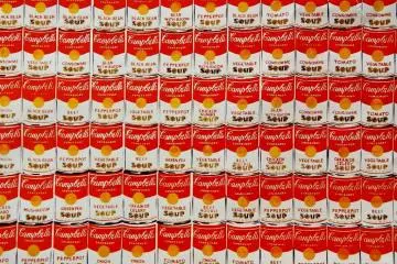 Brochure: 200 Campbell's Soup Cans by Andy Warhol. American Pop Art from the John and Kimiko Powers Collection will show from August 7, 2013 - October 21, 2013.
