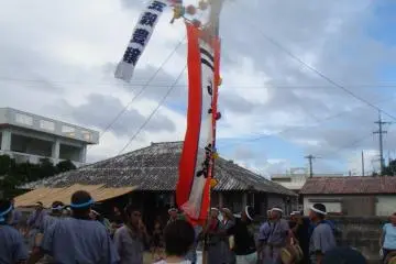 <p>A scene from the harvest festival</p>