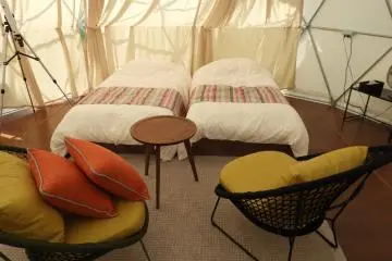 The interior of the Amazing Domes