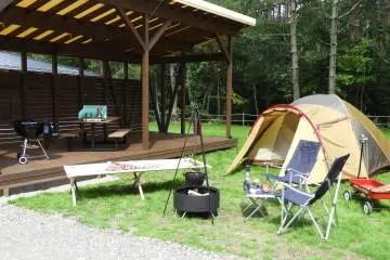 Luxurious tent sites