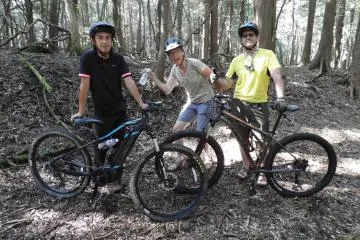 Cool mountain biking adventures on forest trails