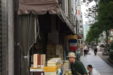 Many stores offer a corner with English-language books
