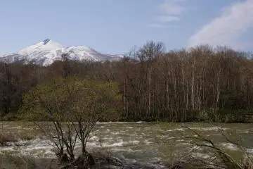 Shiribetsu River running fast