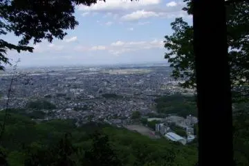 View of the Kanto Plains from the shrine grounds