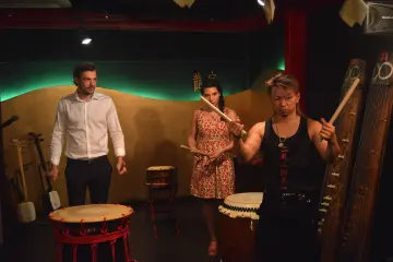 Taiko drummers