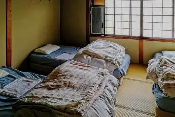 One of the private rooms