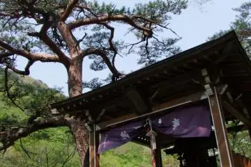 Many hikers stop in at this shrine to pray before beginning their hike