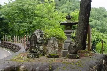 Cemetery near the lake
