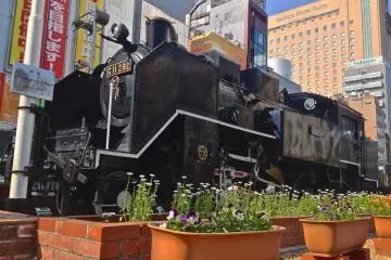 The SL Engine at Shimbashi Station (Photo: Manish)