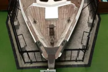 The Hayama Maru from above