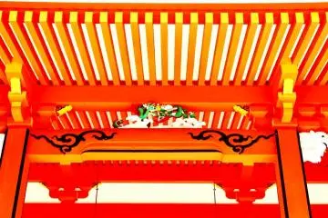 Close-up of Misogiden Shrine