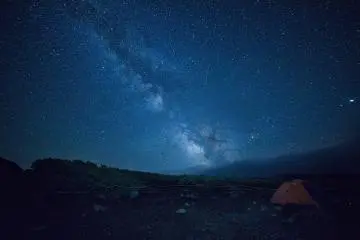 In the night the Milky Way will leave you speechless