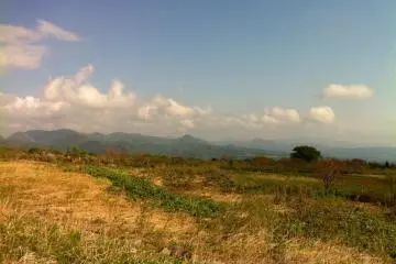 You can enjoy the view of some lower mountains when you climb Mt. Chokai half way up