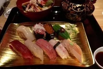 Sushi lunch at Suigian painstakingly prepared the Edo way.