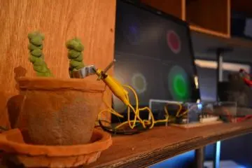 Finding the plant's wave through cables.